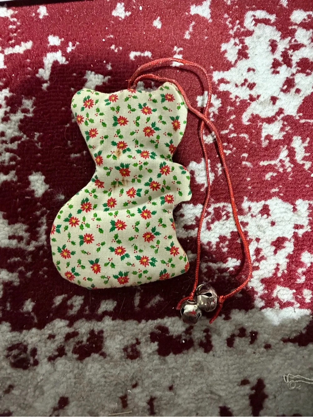 Vintage Cat Ornament Pair